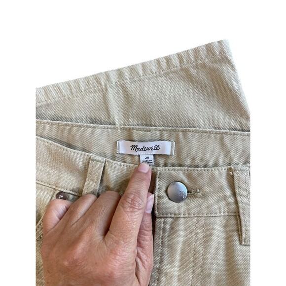 Madewell‎ The Dean Easy Straight Jean in Vintage Khaki Size 28 - Picture 7 of 15